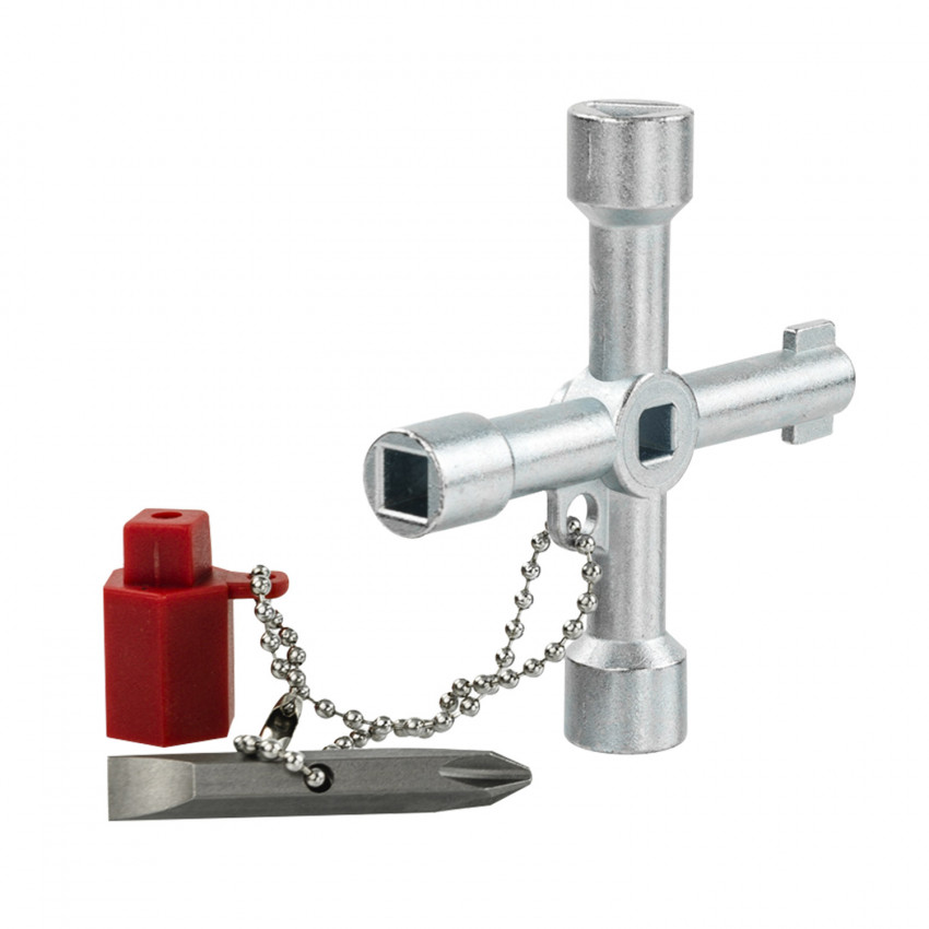 Universal Key with Insert for 2 Screwdrivers GEF 400172 