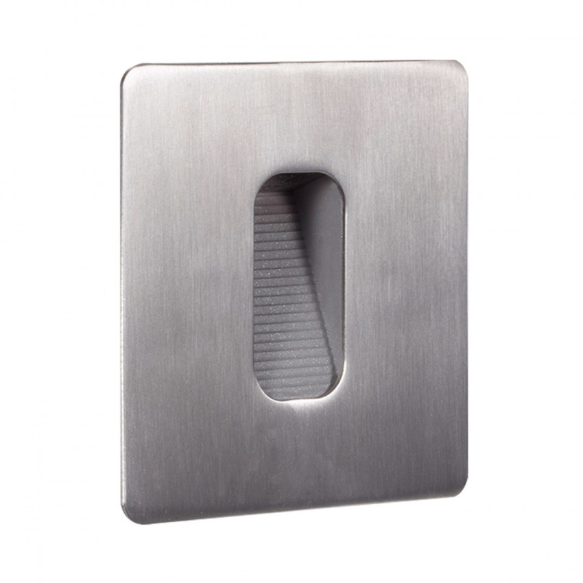 Aplique de Pared LED Empotrable Gea Effect Square 2.2W IP65 LEDS-C4 05-E031-CA-CL