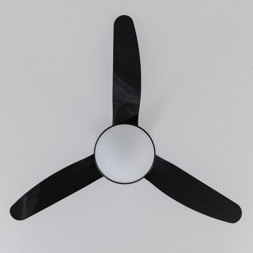 Ventilador de Techo LED Smart Vintage Tº de Color Seleccionable 20W Negro