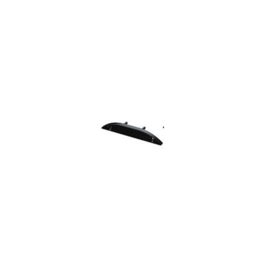 Perfil Aluminio de Superficie Semicircular 2m Difusor Glaseado para Tira LED