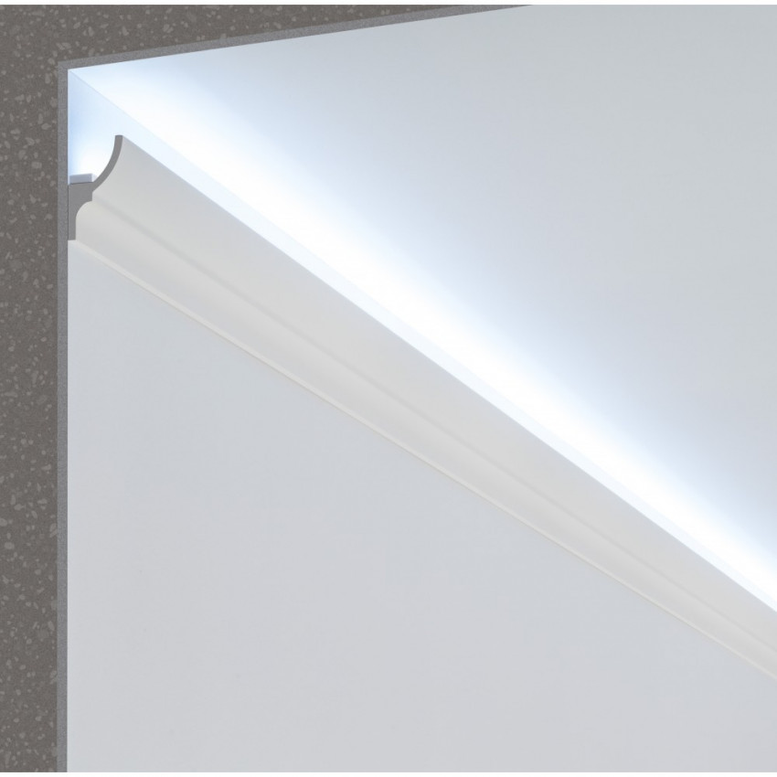 2m Classic Baseboard Trim for LED Strip