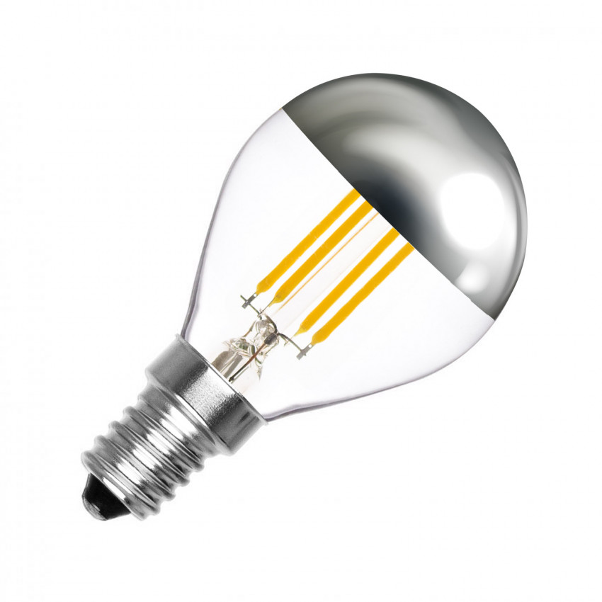 3.5W E14 G45 330 lm Dimmable Reflect  Filament LED Bulb