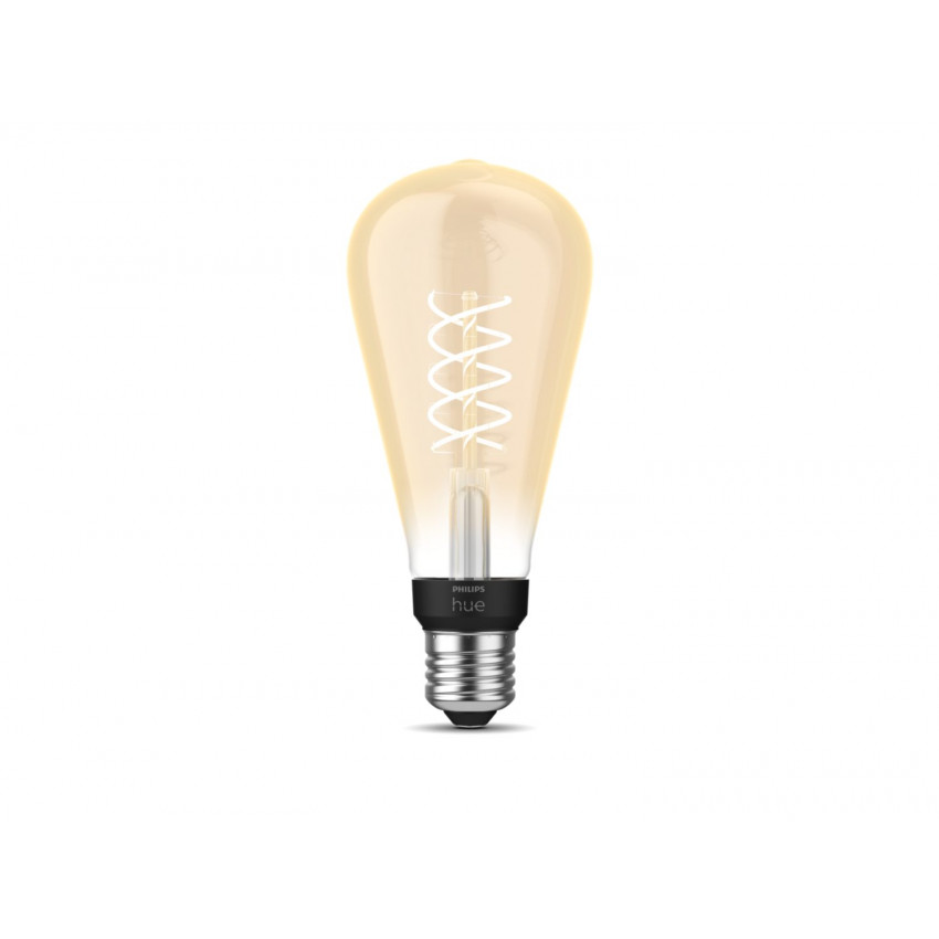 PHILIPS Hue Edison E27 ST72 7W White Filament LED Bulb