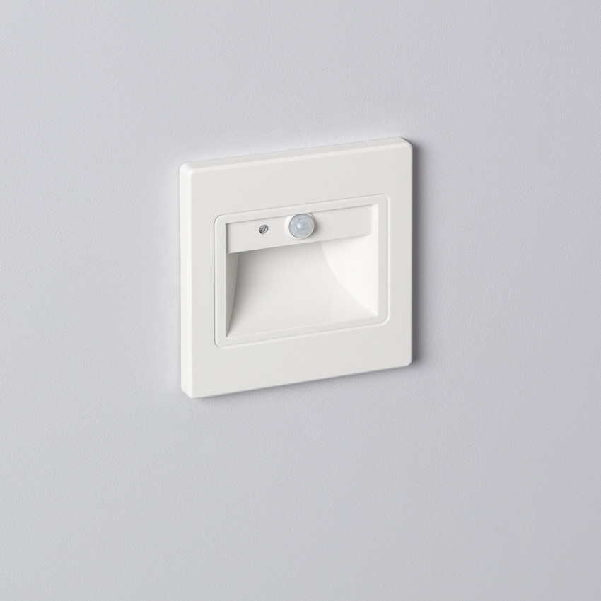 LED Beacon with PIR Sensor and a White Finish