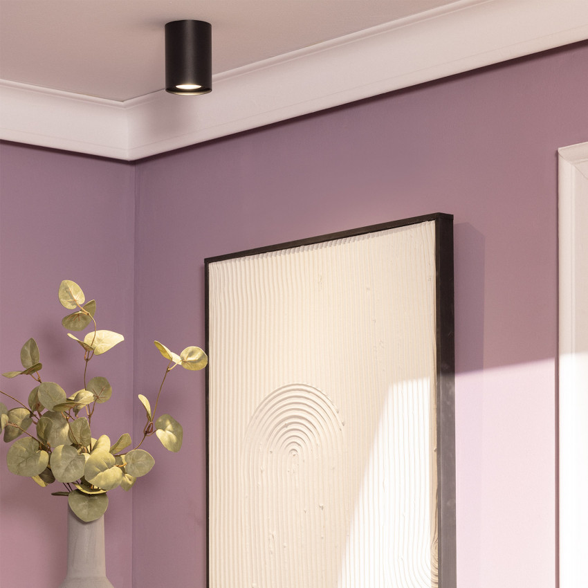 Aro Downlight Circular Blanco para Bombilla LED GU10 / GU5.3