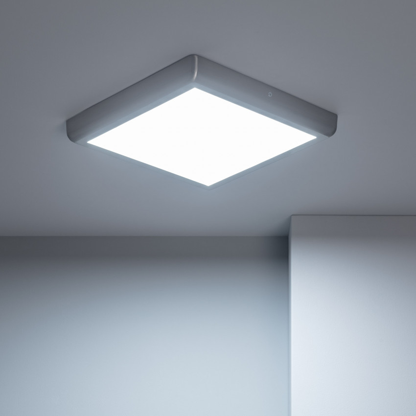 Silver Square Design 24W LED Surface Panel