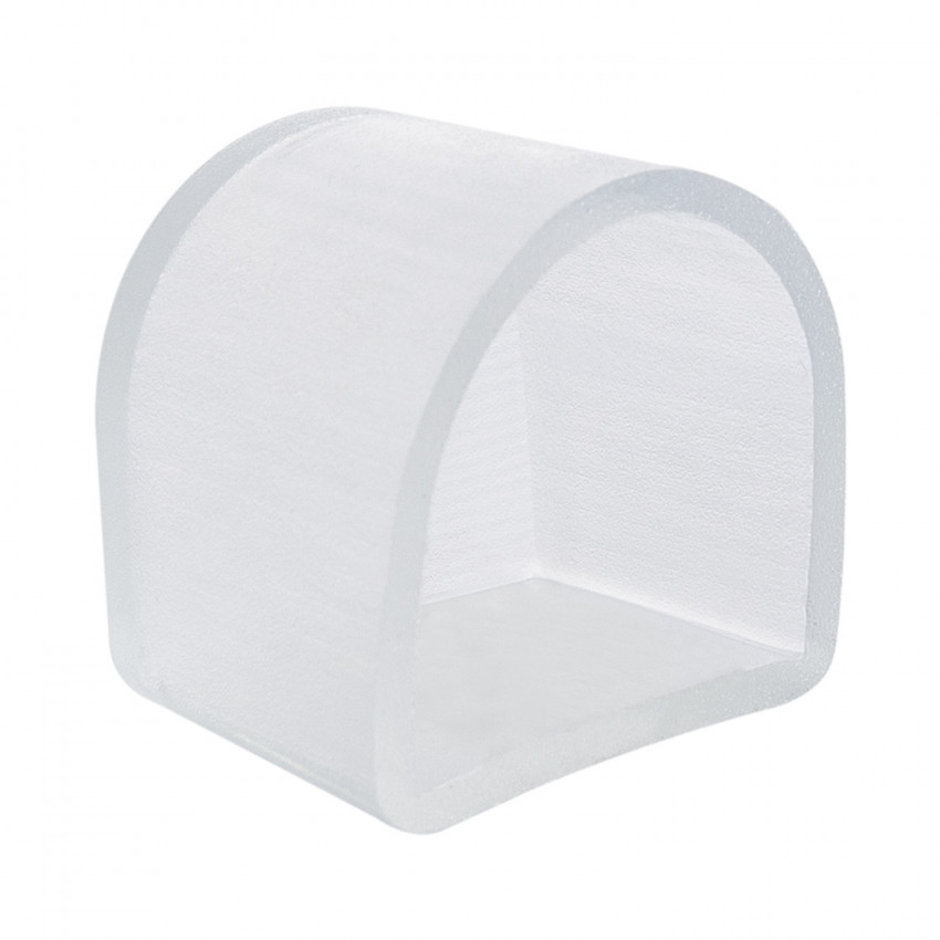 End Cap for 220V AC 60LED/m 7.5 W/m Monochrome Semicircular 180º LED Neon Strip Custom Cut every 100cm IP67