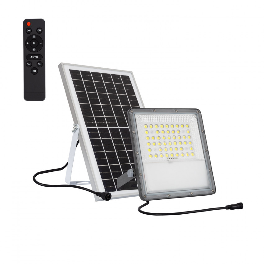 10W Solar LED Floodlight 100lm/W IP65 with Remote Control