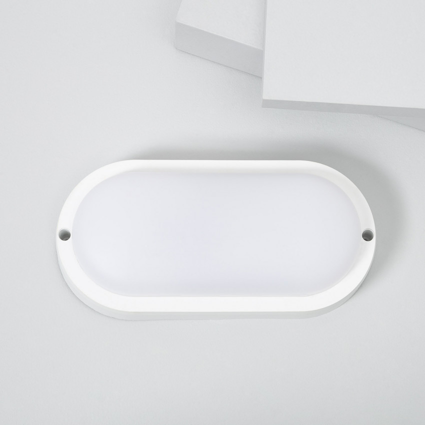 White 25W Oval Hublot Outdoor LED Surface Panel IP65 94x196 mm