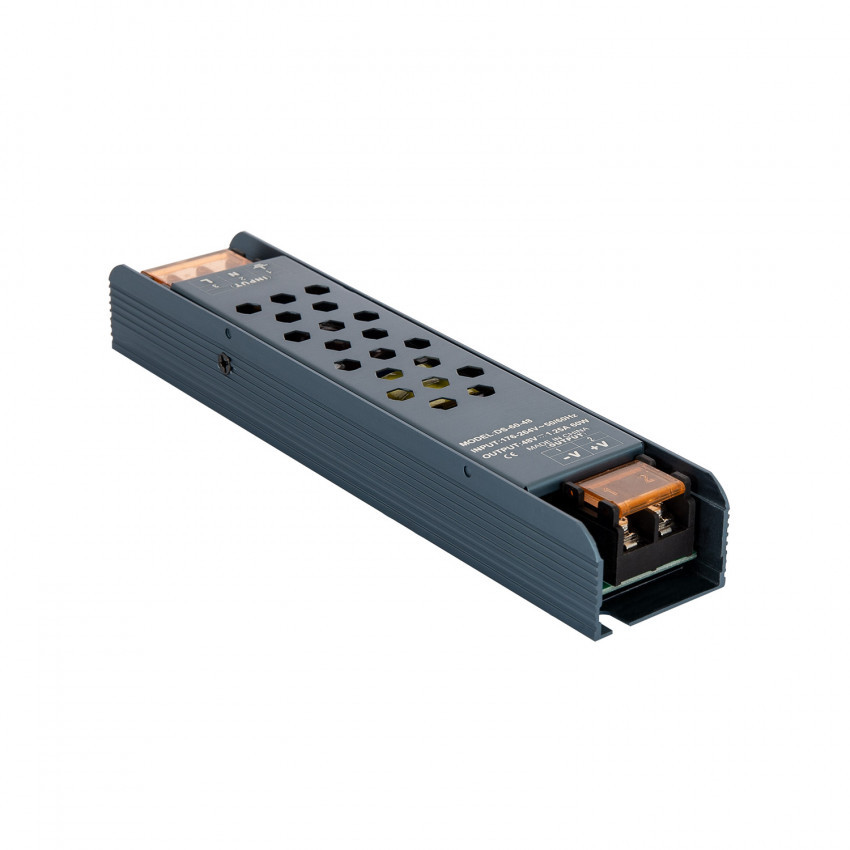 KIT: 48V DC External Power Supply + Connector for Single Circuit Magnetic Rail 20mm