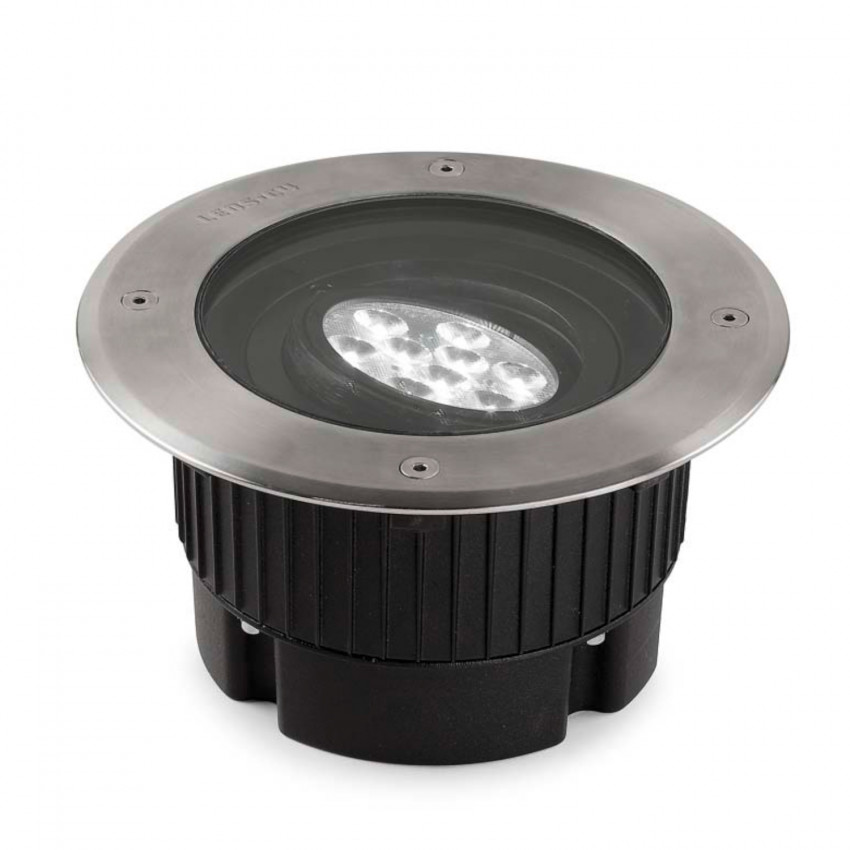 Round 9W 15º LEDS-C4 55-9665-CA-37 Gea Power Recessed LED Ground Spotlight IP67