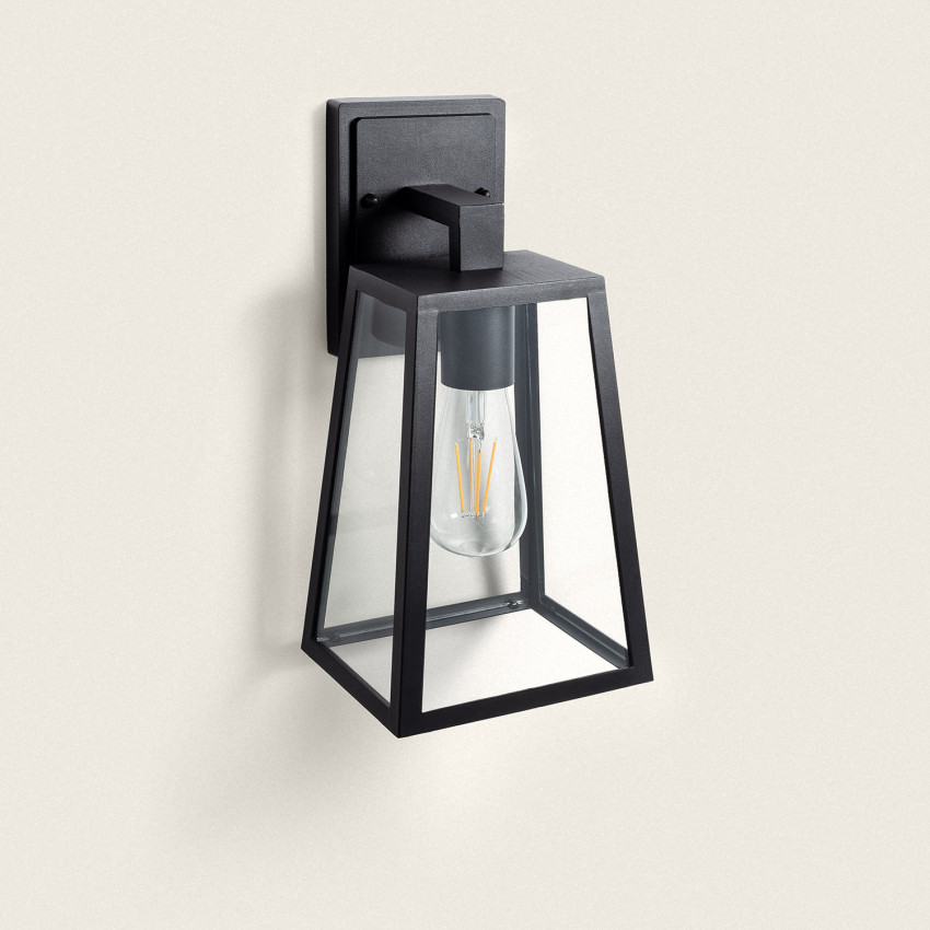 Karan Glass & Aluminium Outdoor Wall Lamp
