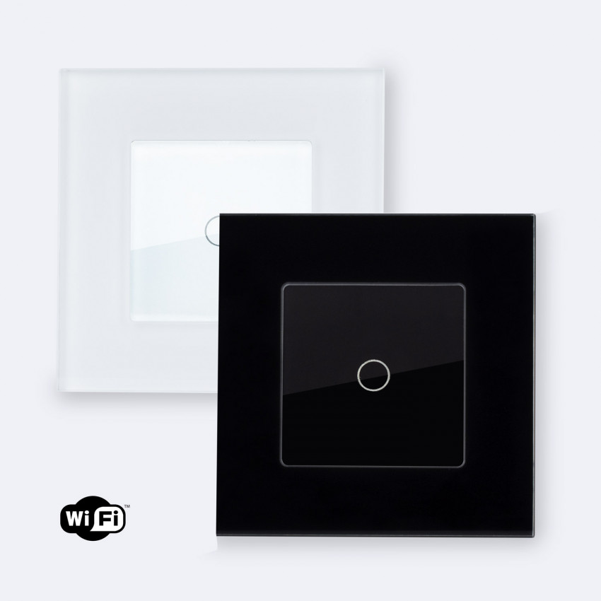 Simple Tactile WiFi Switch with Modern Glass Frame