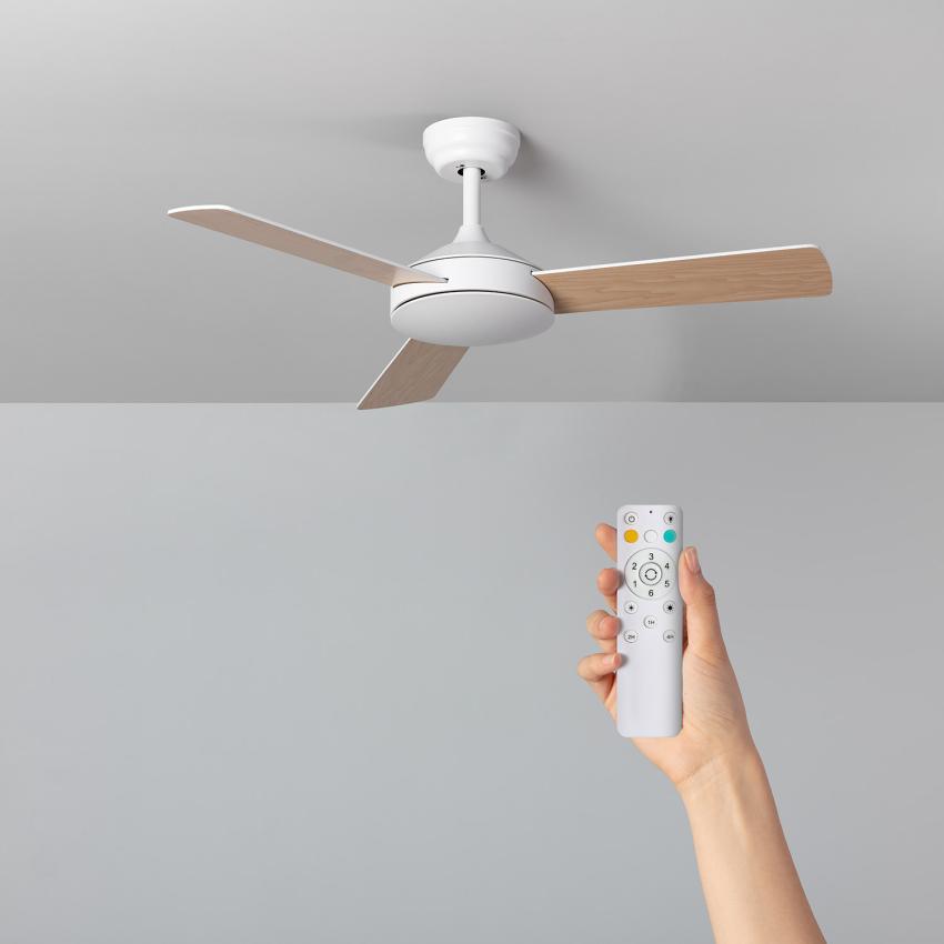 Navy Outdoor Silent Ceiling Fan with DC Motor for Outdoors 107cm 